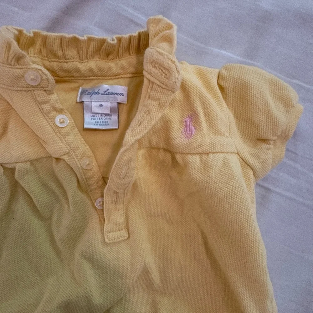 Ralph Lauren Soft Yellow Baby Outfit